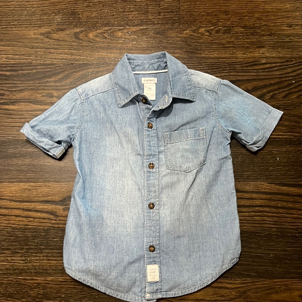 Blue Jean short sleeve shirt size 2